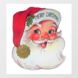 Vintage Santa-Window-Verkleidung Fensteraufkleber