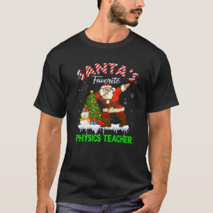 Vintage Santas Lieblings-Physiklehrer Weihnachtsba T-Shirt