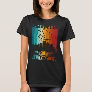 Vintage São Paulo Formel-Rennstrecken-Schaltkreis- T-Shirt