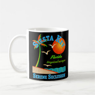 Vintage Sarasota Florida Siesta Key Familienstrand Kaffeetasse