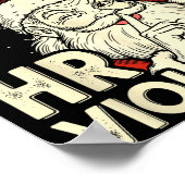 Vintage Sarcastic Retro Hr Violation Christmas Off Poster (Ecke)