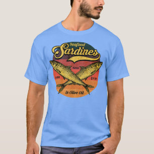 Vintage-Sardinen-Etikett T-Shirt