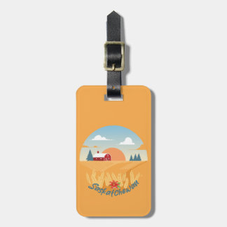 Vintage Saskatchewan Gepäckanhänger