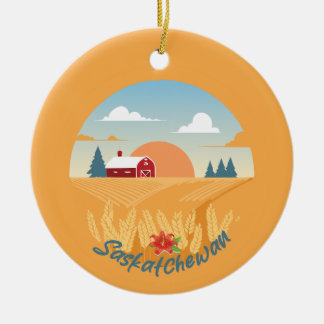 Vintage Saskatchewan Keramik Ornament