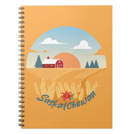 Vintage Saskatchewan Notizblock (Vorderseite)