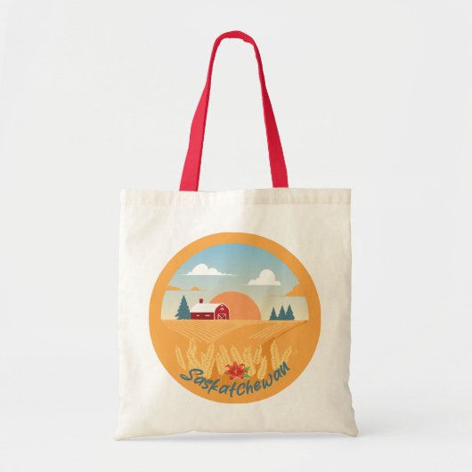 Vintage Saskatchewan Tragetasche (Vorne)