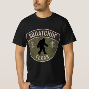 Vintage Sasquatch auf der Jagd nach Big Foot in Te T-Shirt