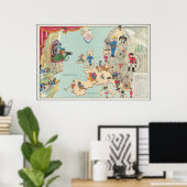 Vintage Satirekarte Poster (Heimbüro)