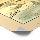 Vintage Säugetiere Alte Illustration Kunst Poster (Ecke)