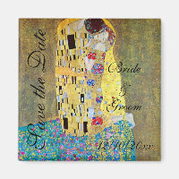 Vintage Save the Date! Der Kuss von Gustav Klimt