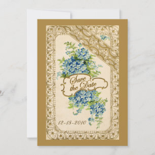 Vintage Save the Date-Karte Date