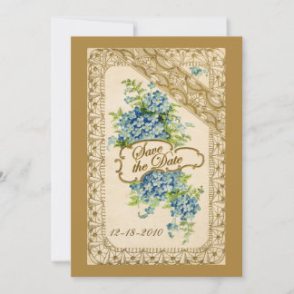 Vintage Save the Date-Karte Date