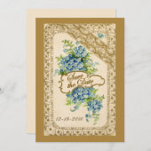 Vintage Save the Date-Karte Save The Date (Vorne/Hinten)