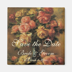 Vintage Save the Date! Rosen in einer Vase 3 von R Magnet