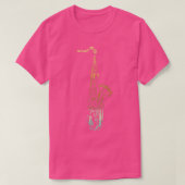 Vintage Saxophone T-Shirt (Design vorne)