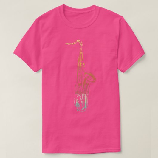 Vintage Saxophone T-Shirt (Design vorne)