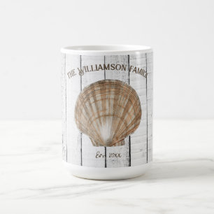 Vintage Scallop Muschel Kaffee Tasse