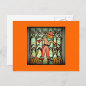 Vintage Scarecrow Postkarte (Vorne/Hinten)