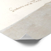 Vintage Scarlet Ibis Illustration Poster (Ecke)