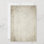 Vintage Scarry Pumpkins Adult Halloween Party Einladung (Rückseite)