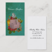 Vintage schäbige visitenkarte (Vorne/Hinten)