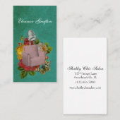 Vintage schäbige visitenkarte (Vorne/Hinten)