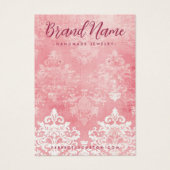 Vintage Schablonenhalskarte (Vorderseite)