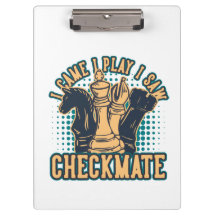 Vintage-Schach-Schachmatt-Zitat