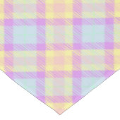 Vintage-Schachbrett-Muster Lavendelblau Tischdecke (Schrägansicht)