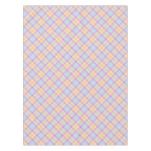 Vintage-Schachbrett-Muster Lavendelblau Tischdecke (Vorderseite)