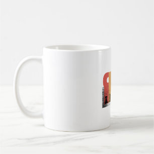 Vintage Schachfiguren Silhouette Art - Tasse