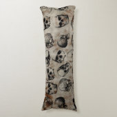 Vintage Schädel Seitenschläferkissen (Vorderseite Vertikal)