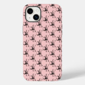 Vintage Schädel und Kreuzknochen Case-Mate iPhone Hülle (Rückseite)