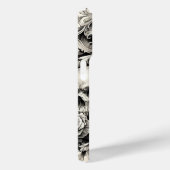 Vintage Schädel und Rose Case-Mate iPhone Hülle (Rückseite / Rechts)