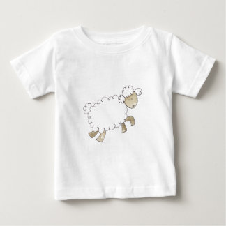 Vintage Schafe durch lustige Vieh Baby T-shirt