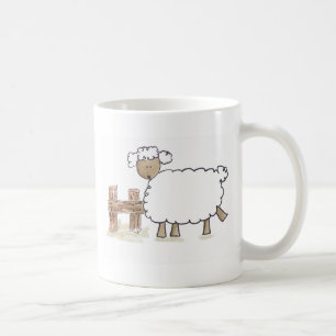 Vintage Schafe durch lustige Vieh Kaffeetasse