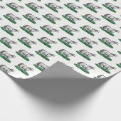 Vintage Schafschaf Zeichnend Tiere C Geschenkpapier (Ecke)