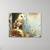 Vintage Schale im Herbst 32x24 Leinwanddruck (Vorderseite)