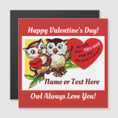 Vintage Schalen Valentine Magnetkarte (Vorne/Hinten)