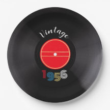 Vintage-Schallplatte 1956 70. Geburtstag Retro-Str