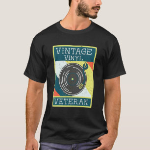 Vintage-Schallplatten-Veteran T-Shirt