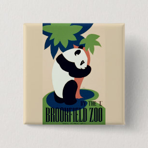 Vintage Schaltfläche "Brookfield Zoo" Button