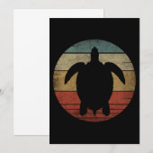 VINTAGE SCHALTFLÄCHE EINLADUNG (Vorne/Hinten)