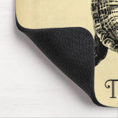 VINTAGE SCHALTFLÄCHE MOUSEPAD (Ecke)