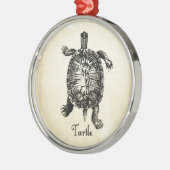 VINTAGE SCHALTFLÄCHE ORNAMENT AUS METALL (Links)