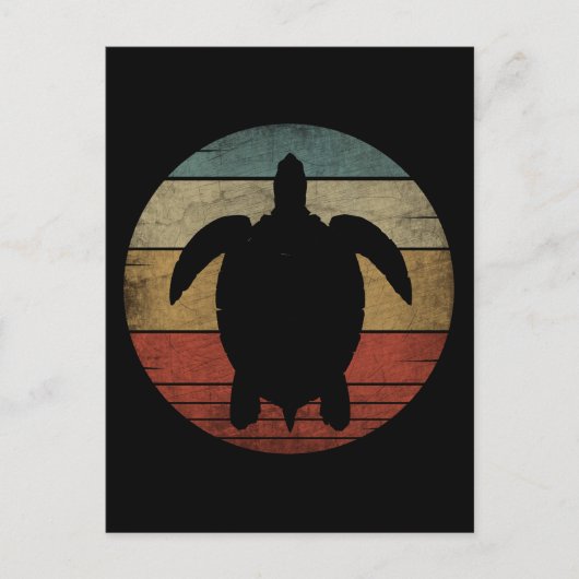 VINTAGE SCHALTFLÄCHE POSTKARTE (Vorderseite)