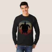 VINTAGE SCHALTFLÄCHE T-Shirt (Vorne ganz)