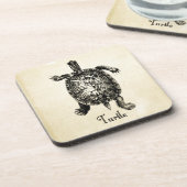 VINTAGE SCHALTFLÄCHE UNTERSETZER (Linke Seite)