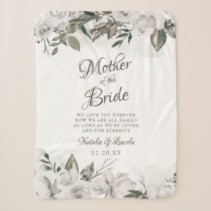Vintage-Schatz An die Mutter der Braut Zitat Sherpadecke