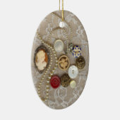 Vintage Schatzkammern Keramikornament (Rechts)